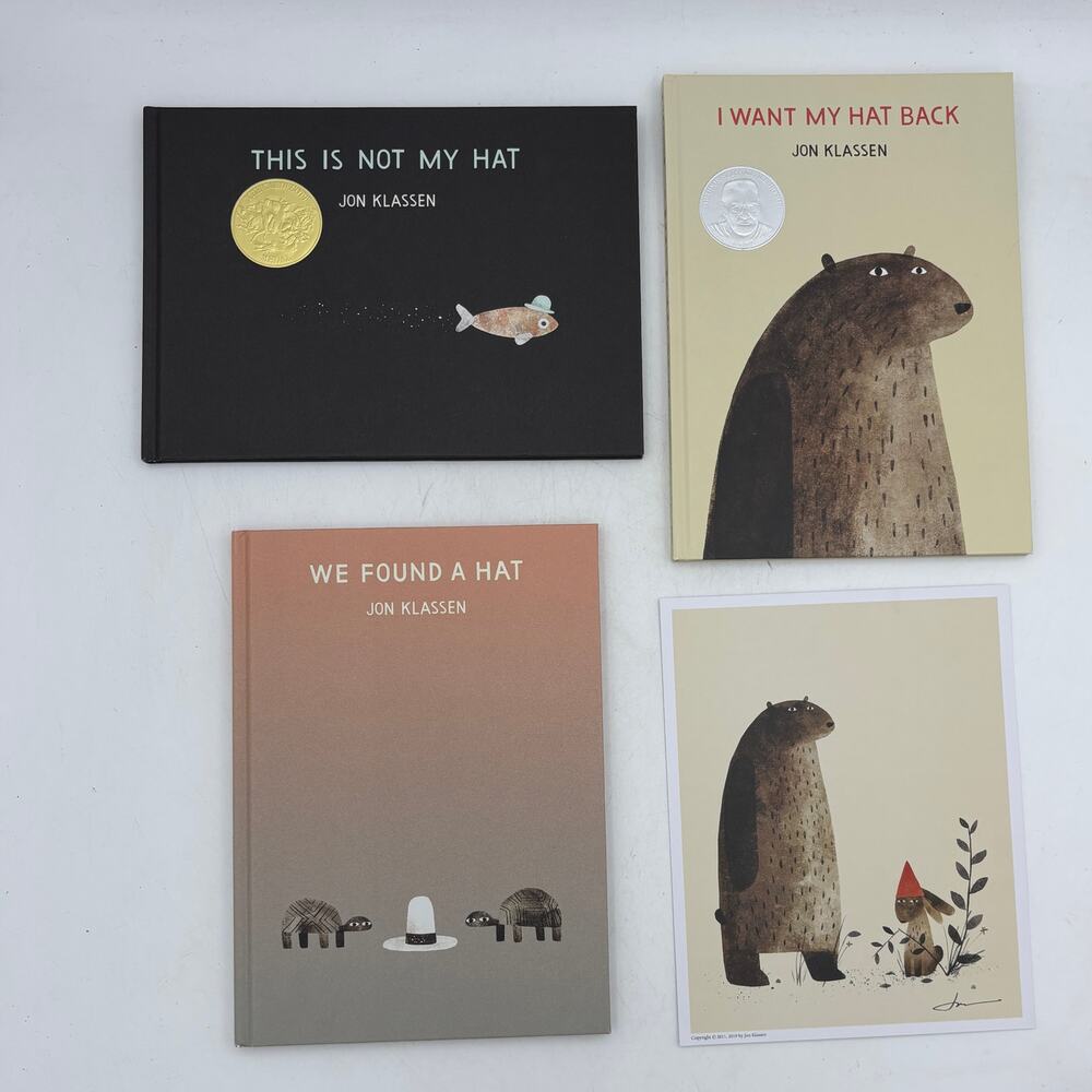 Jon Klassens Hat Box Trilogy Empty Keepsake Box Set Picture Books 2019